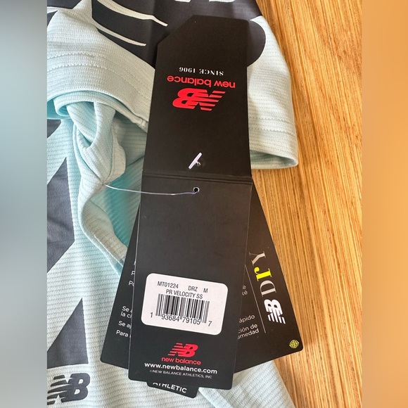 New Balance Mint and Black Graphic Tee - Picture 8 of 8